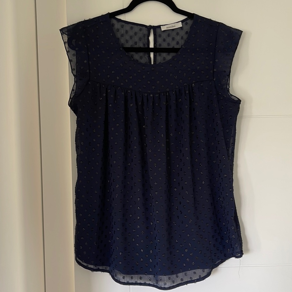 Navy Blouse Size m